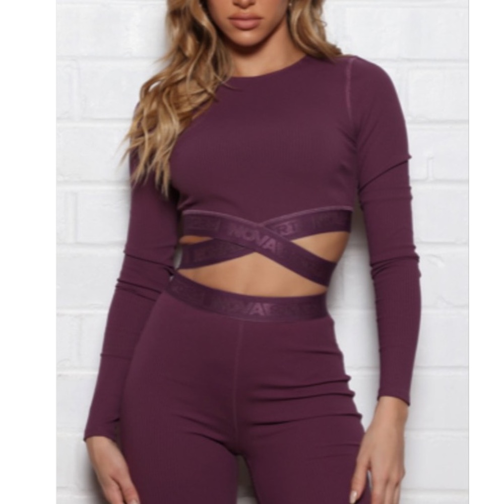 Plus Size Fashion Nova Workout Crop Top
